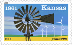 2011 Kansas Statehood Forever Stamp