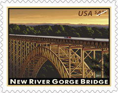 2011 New River Gorge Bridge Stamp