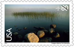2011 Voyageurs National Park Stamp