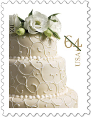 2011 Wedding Cake Stamp