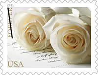 2011 Wedding Roses Forever Stamp