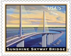 Sunshine Skyway Bridge Stamp 2012