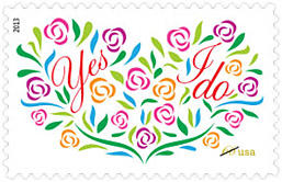 Yes I Do Wedding Stamp 2013