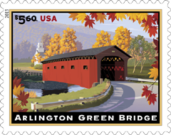 Arlington Green Bridge Stamp, 2013