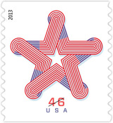 Patriotic Star Stamp, 2013