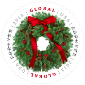 Global Wreath Stamp, 2013