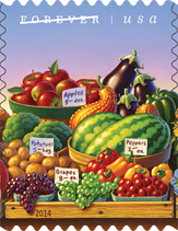 USPS Farmers Markets Stamp, 2014