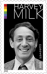 Harvey Milk Stamp, 2014 