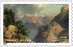 USPS 2014 Hudson River School Stamps - Thomas Moran