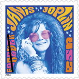 Janis Joplin Stamp 2014 USPS