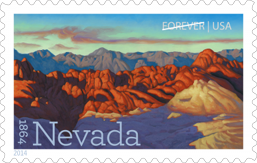 USPS Nevada Statehood Forever Stamp, 2014