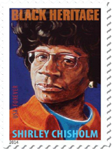 Black Heritage, Shirley Chisholm Forever Stamp, 2014