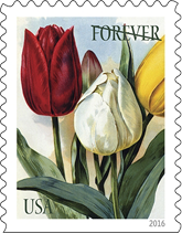 Botanical Art Stamps, USPS 2016