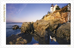 USPS 2016 Acadia National Park Stamp