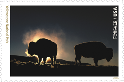 USPS 2016 Yellowstone National Park Stamp