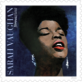 Sarah Vaughan, Music Icon Forever Stamp, USPS 2016