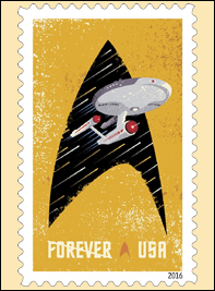 The Moon Global Forever Stamp issued February 22, 2016