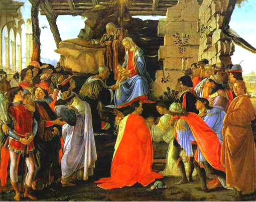 Adoration of the Magi by Sandro Botticelli 