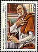 Guinea-Bissau issued the stamp which focuses on St. Augustines expression.