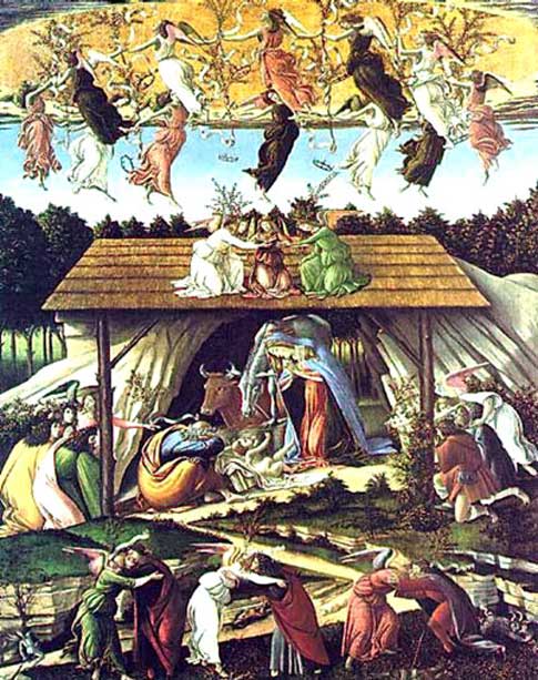 Mystical Nativity by Sandro Botticelli
