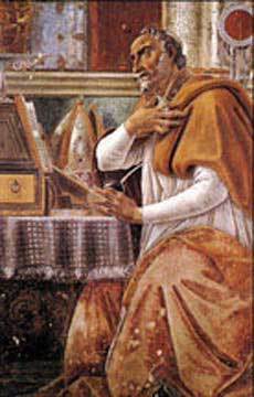 St. Augustine in His Study by Sandro Botticelli