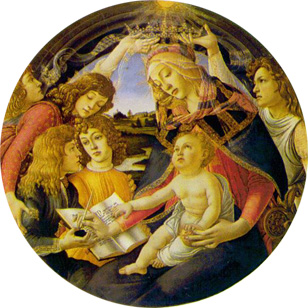 Madonna of the Magnifcat by Sandro Botticelli