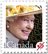 Canadian Queen Elizabeth II Stamp, 2013