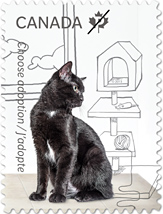 Canada Adopt A Pet Cat Stamp