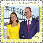 Australia Celebrates Royal Visit 2014 - Australia Royal Visit stamps