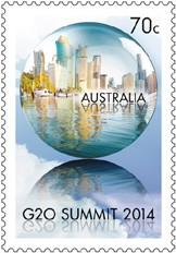 Australia G20 Summit 2014 stamp