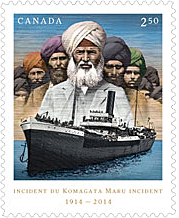 Canada - Komagata Maru Stamp 2014