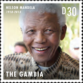 Nelson Mandela Stamp, The Gambia