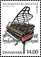 Denmark - PH Grand Piano Stamp 2014