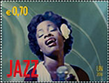 United Nations Jazz Stamp (Vienna)