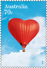 Australia Love Balloon Stamp 2015