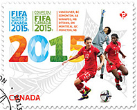 Canada Post's FIFA Women's Word Cup Stamp 2015