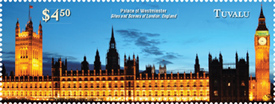 Big Ben and The Palace of Westminister London - London Stamp Expo