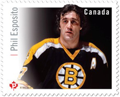 National Hockey League NHL Phil Esposito stamp, 2016, Canada