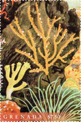 Coral Reef stamps, Grenada 2017
