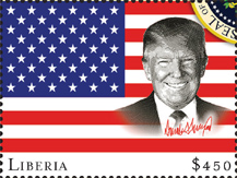 IGPC - Liberia Trump Stamp 