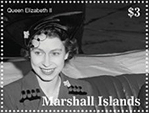 Queen Elizabeth II Stamp, Marshall Islands