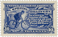 Special Delivery Stamp US, 10 Cents