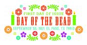 Day of the Dead First Day of Issue in color