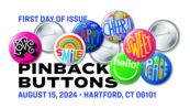 Pinback Buttons in color, USPS
