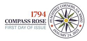 Compass Rose Stamp, USPS