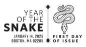 Lunar New Year - Year of the Snake Stamp, USPS