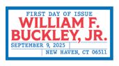USPS, William F. Buckley, Jr. Stamp Show William F. Buckley, Jr. Stamp cancel, USPS