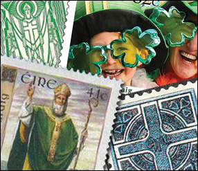 Irish Stamps, St. Patrick Stamps, Stamps of Ireland