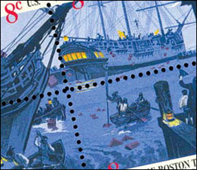 Boston Tea Party Stamps