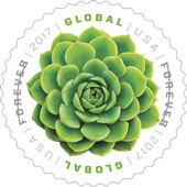 USPS - Green Succulent Stamp